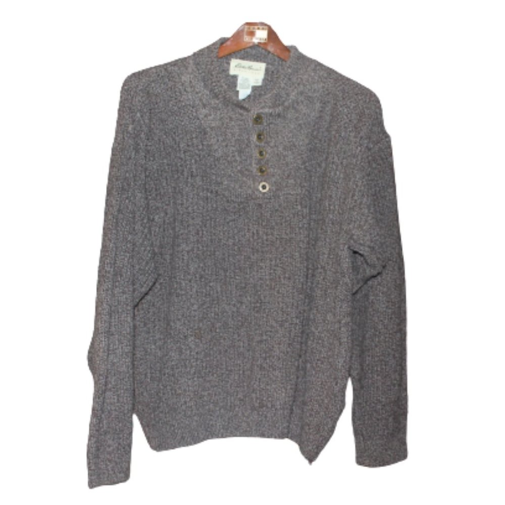 Vintage Eddie Bauer henley sweater